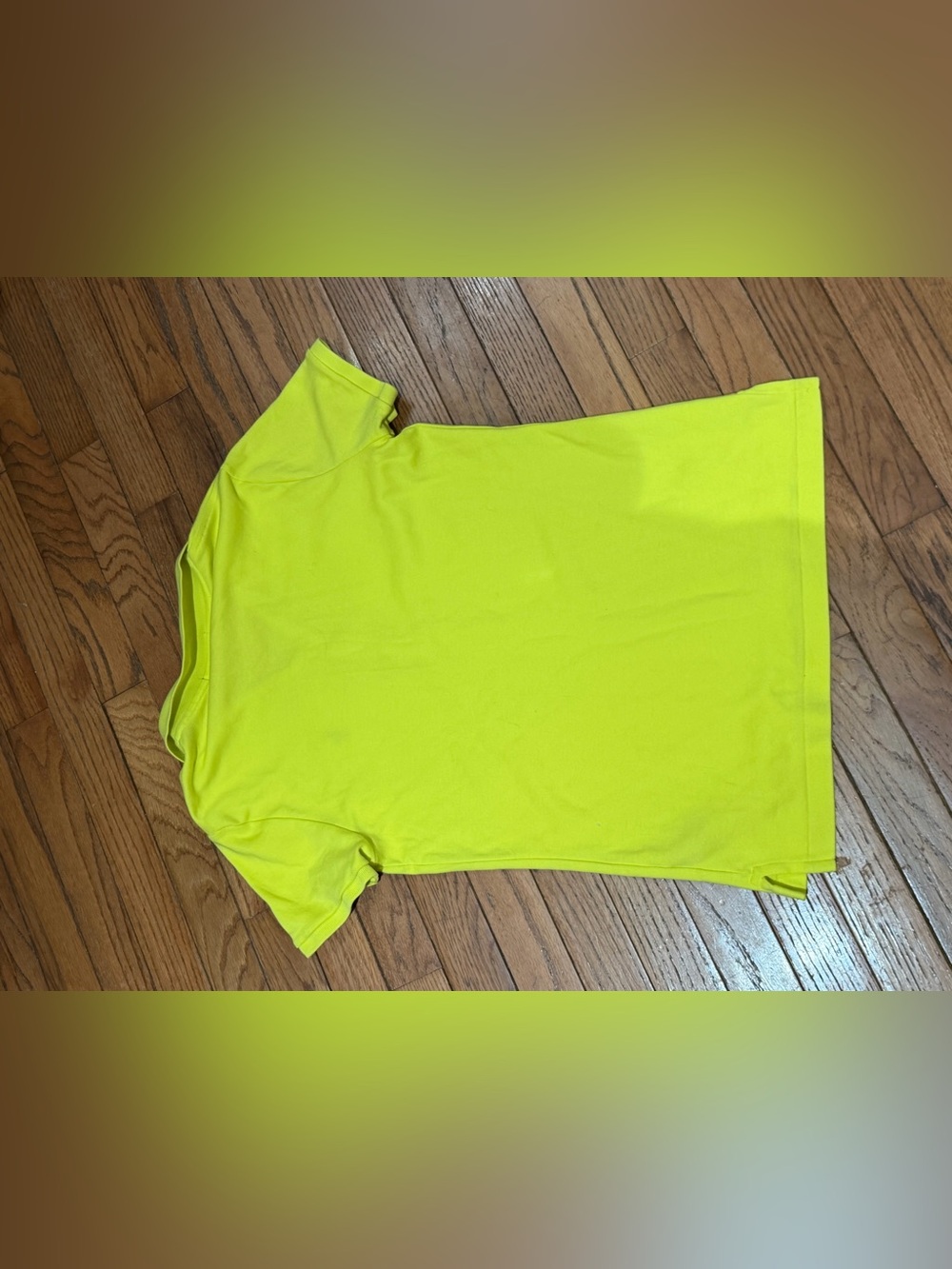 Ralph Lauren Neon Yellow Polo with Navy Pony - Picture 2 of 5